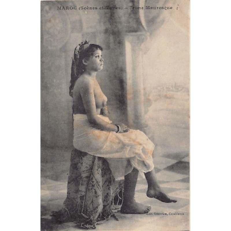 Rare collectable postcards of ETHNIC NUDE. Vintage Postcards of ETHNIC NUDE