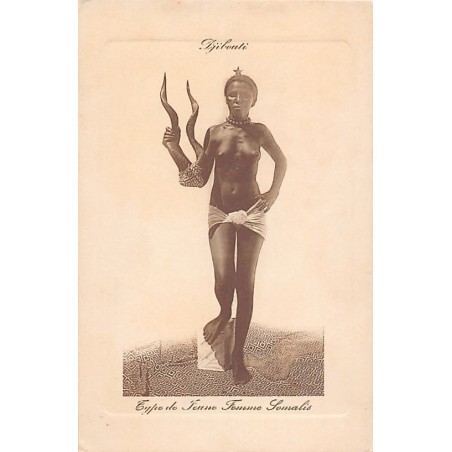 Rare collectable postcards of ETHNIC NUDE. Vintage Postcards of ETHNIC NUDE