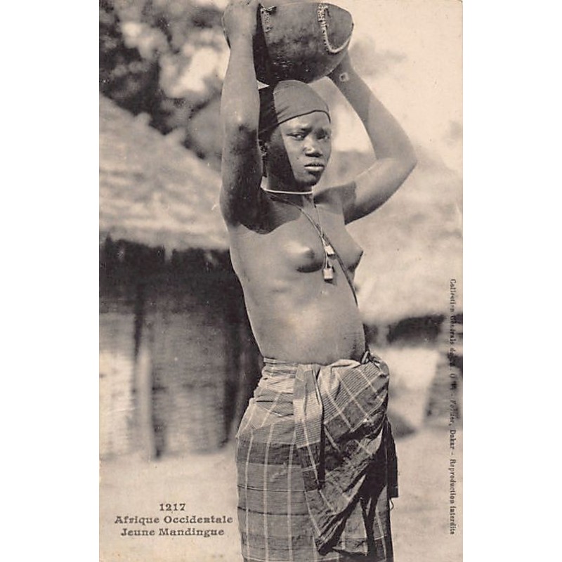 Rare collectable postcards of ETHNIC NUDE. Vintage Postcards of ETHNIC NUDE