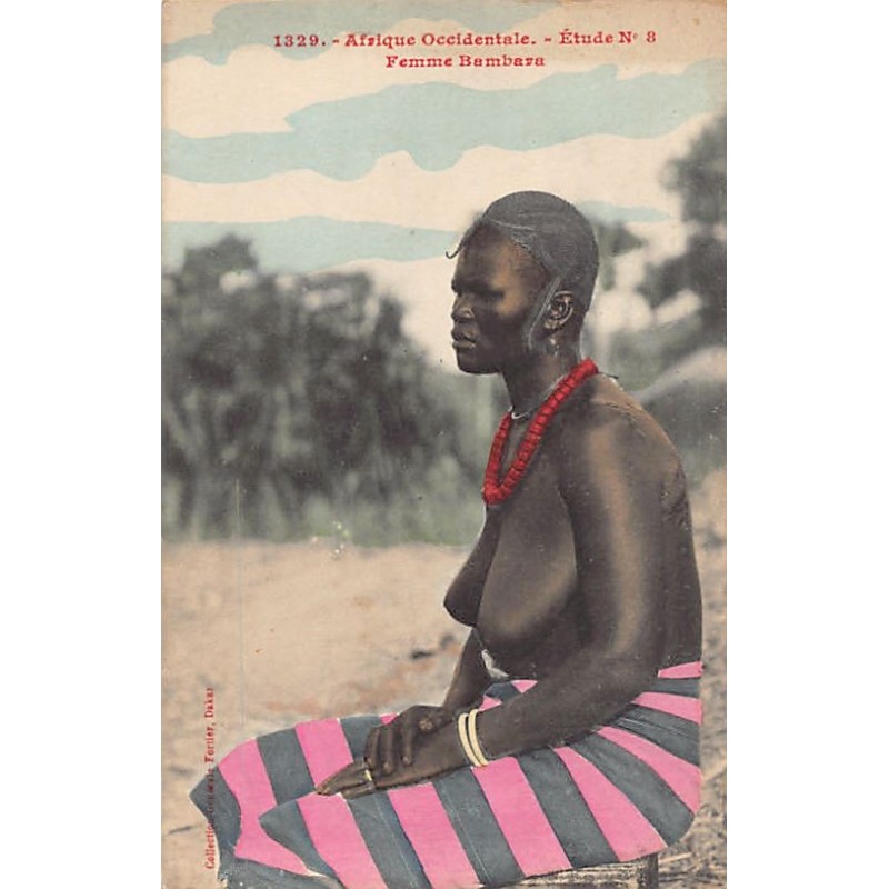 Rare collectable postcards of ETHNIC NUDE. Vintage Postcards of ETHNIC NUDE