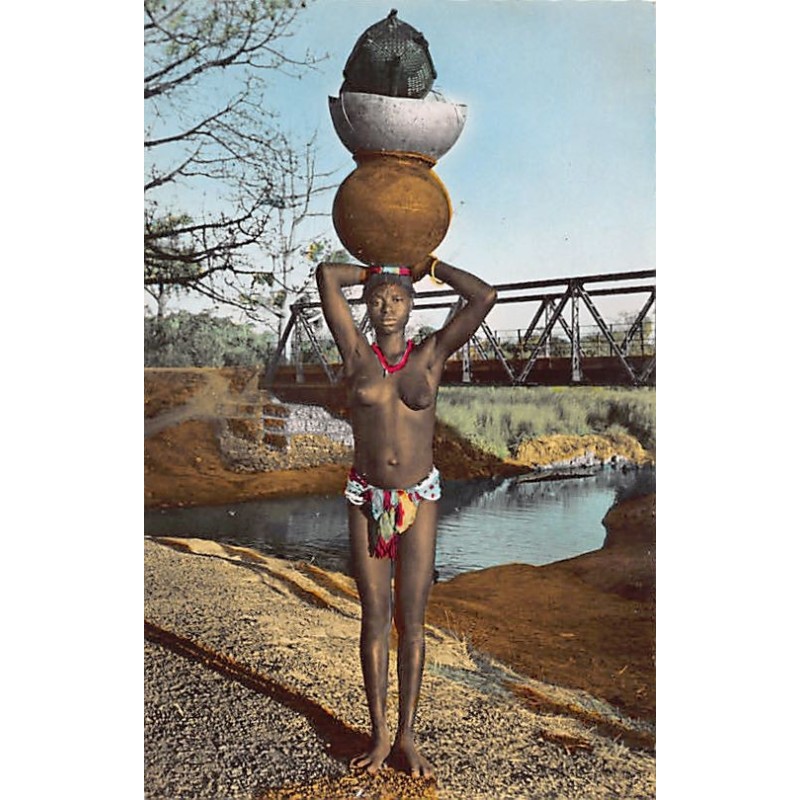 Rare collectable postcards of ETHNIC NUDE. Vintage Postcards of ETHNIC NUDE