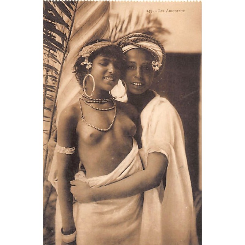 Rare collectable postcards of ETHNIC NUDE. Vintage Postcards of ETHNIC NUDE