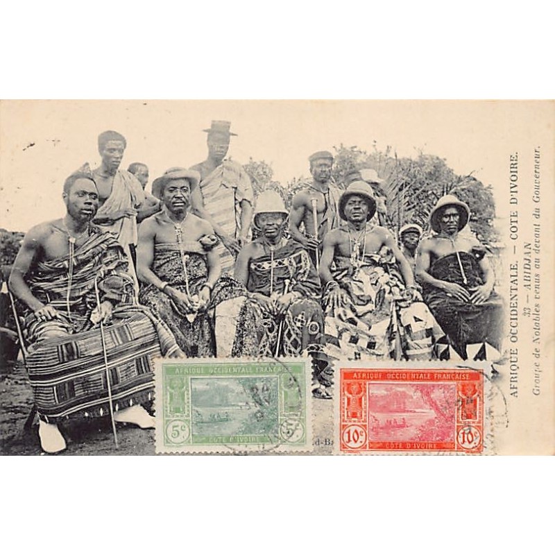 Rare collectable postcards of Ivory Coast - Côte d'Ivoire. Vintage Postcards of Ivory Coast - Côte d'Ivoire