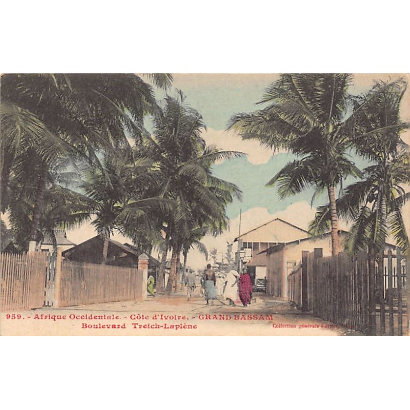 Rare collectable postcards of Ivory Coast - Côte d'Ivoire. Vintage Postcards of Ivory Coast - Côte d'Ivoire