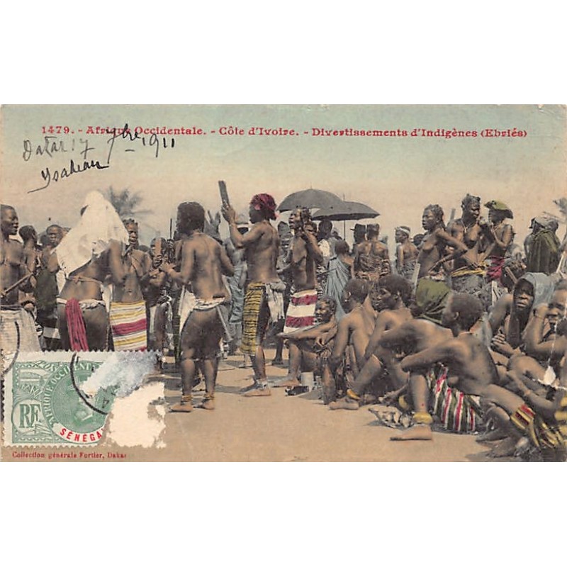 Rare collectable postcards of Ivory Coast - Côte d'Ivoire. Vintage Postcards of Ivory Coast - Côte d'Ivoire