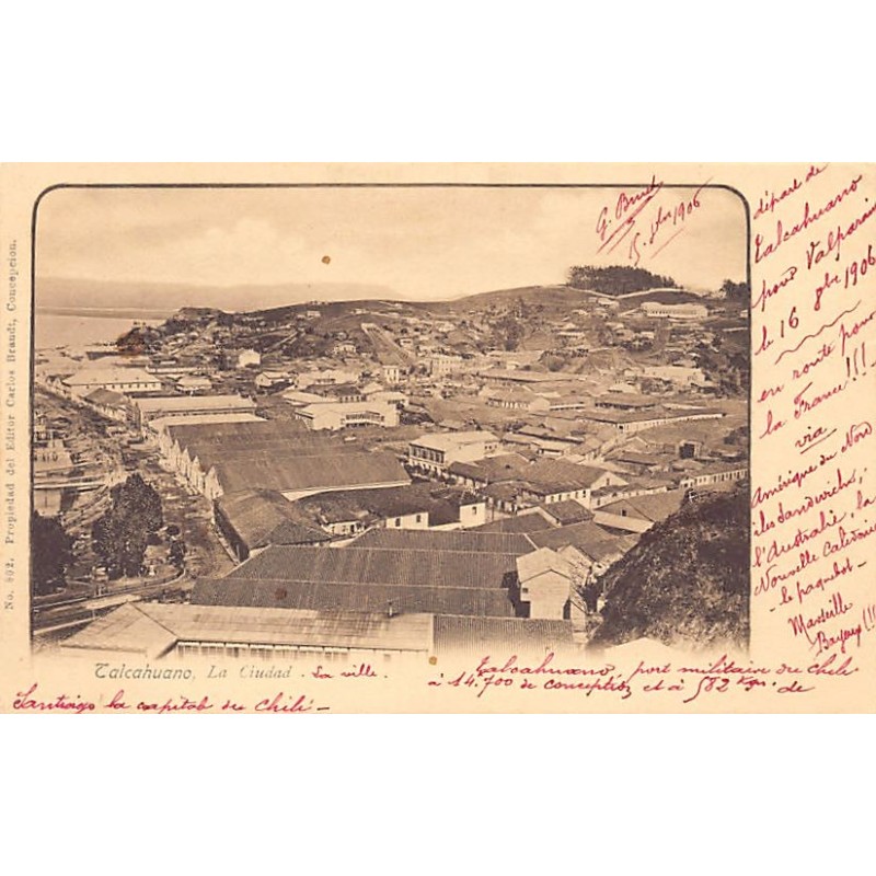 Rare collectable postcards of Chile. Vintage Postcards of Chile