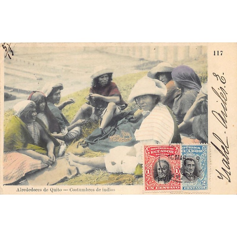 Rare collectable postcards of Ecuador. Vintage Postcards of Ecuador