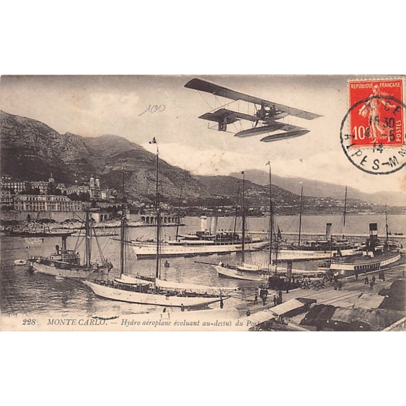 Rare collectable postcards of Monaco. Vintage Postcards of Monaco