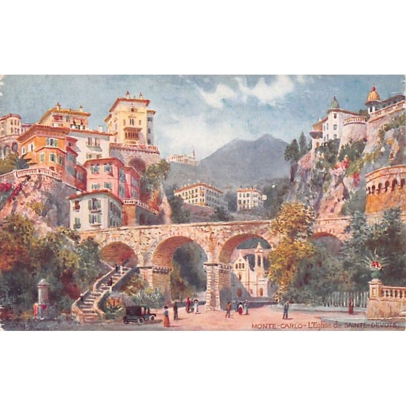 Rare collectable postcards of Monaco. Vintage Postcards of Monaco