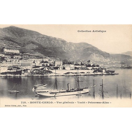 Rare collectable postcards of Monaco. Vintage Postcards of Monaco