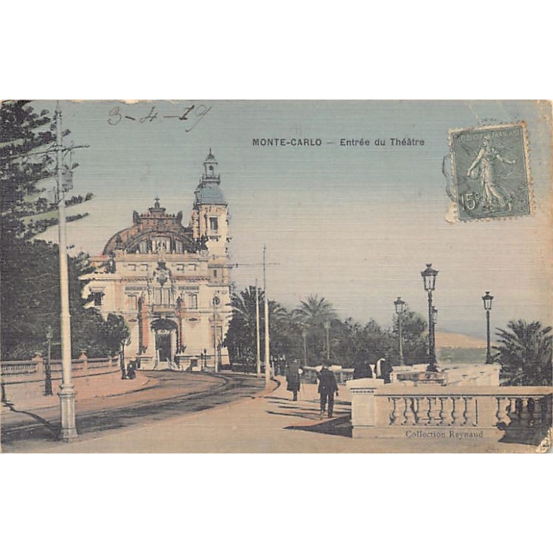 Rare collectable postcards of Monaco. Vintage Postcards of Monaco