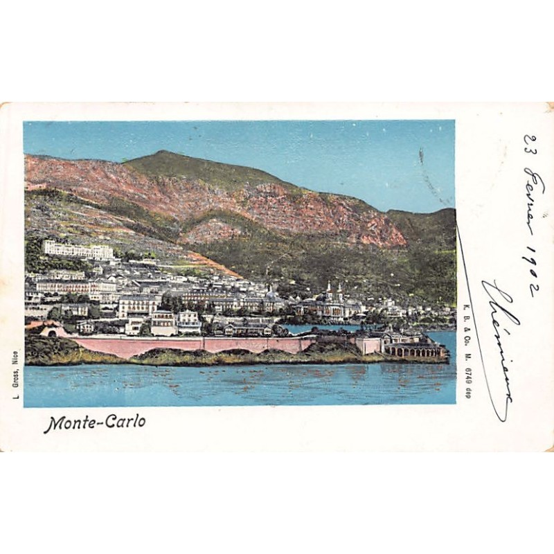 Rare collectable postcards of Monaco. Vintage Postcards of Monaco