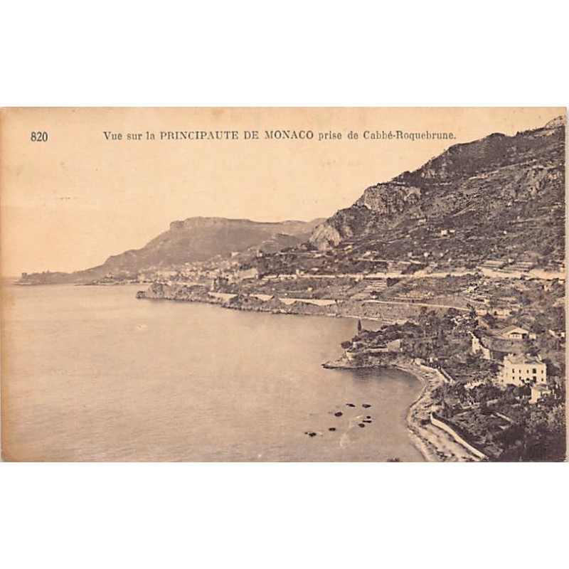 Rare collectable postcards of Monaco. Vintage Postcards of Monaco