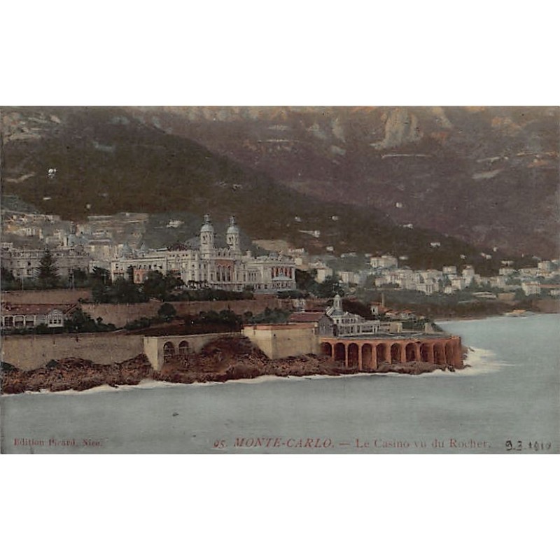 Rare collectable postcards of Monaco. Vintage Postcards of Monaco