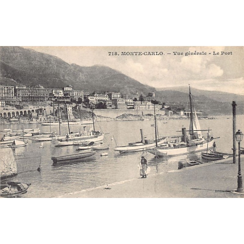 Rare collectable postcards of Monaco. Vintage Postcards of Monaco