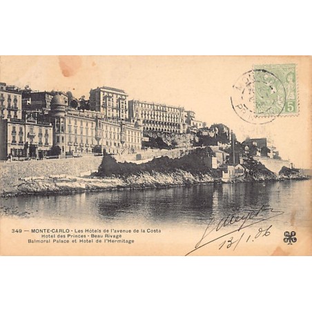 Rare collectable postcards of Monaco. Vintage Postcards of Monaco