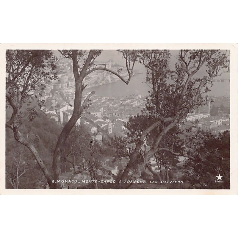 Rare collectable postcards of Monaco. Vintage Postcards of Monaco