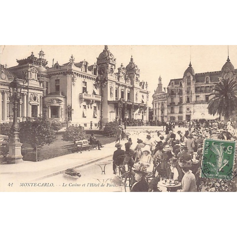 Rare collectable postcards of Monaco. Vintage Postcards of Monaco