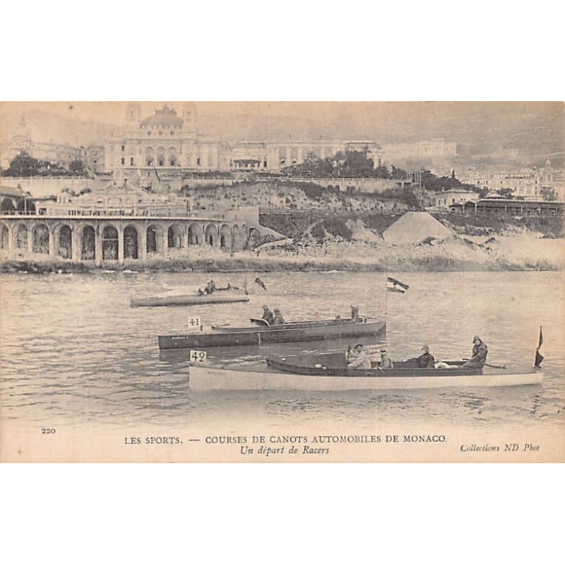 Rare collectable postcards of Monaco. Vintage Postcards of Monaco