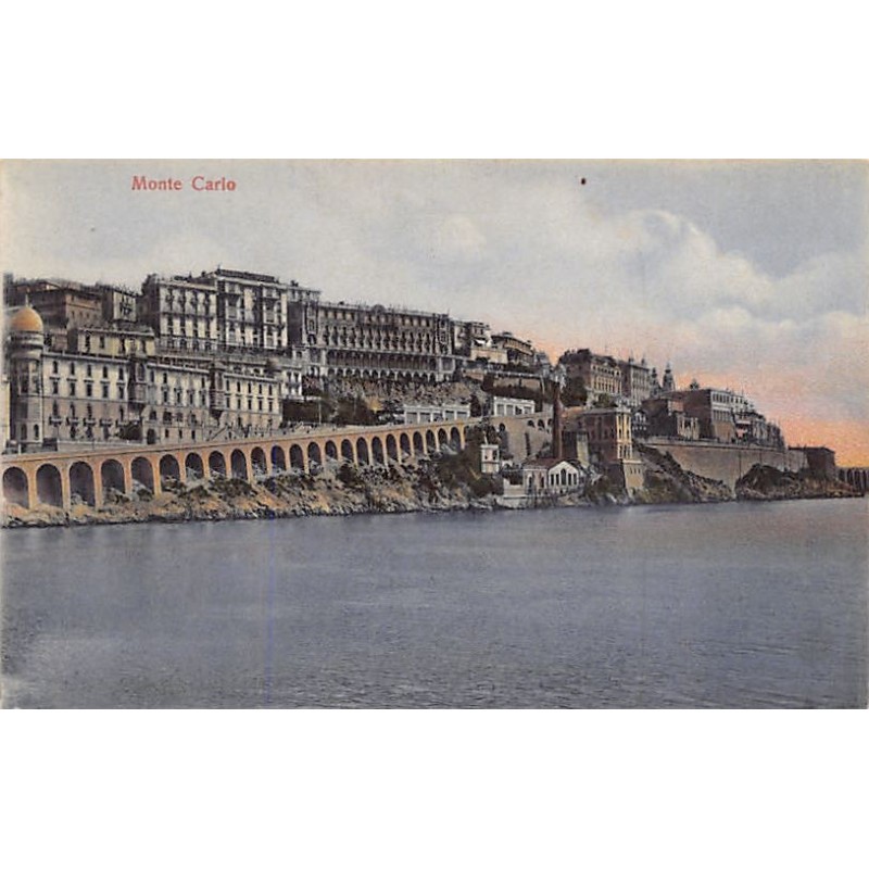 Rare collectable postcards of Monaco. Vintage Postcards of Monaco