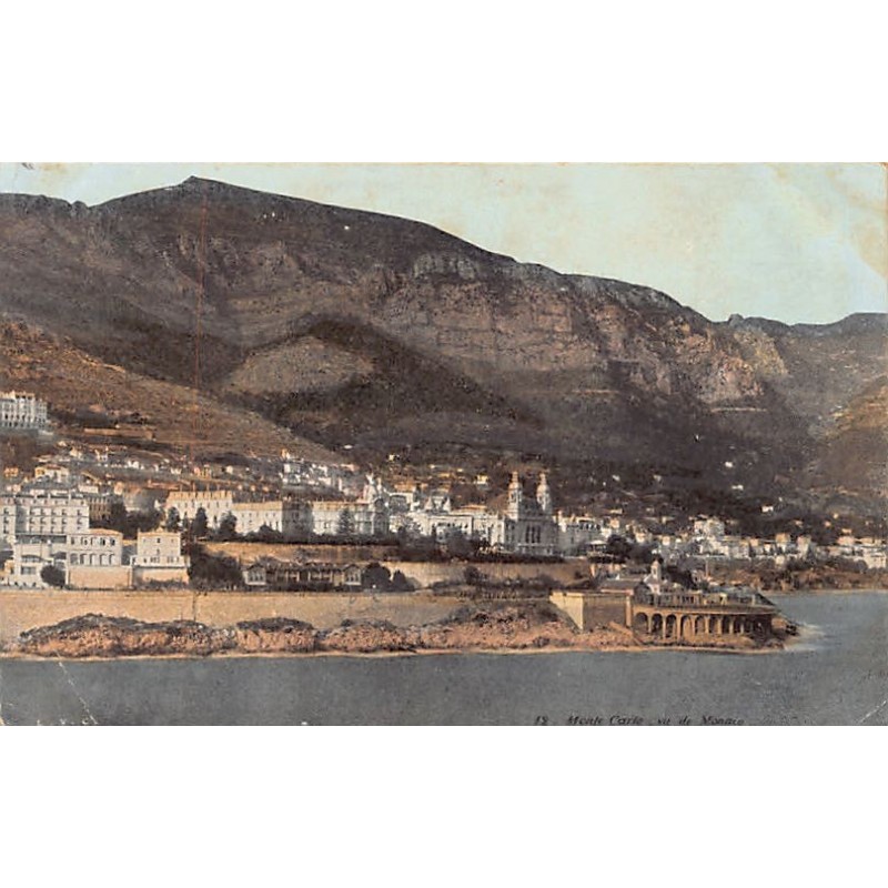 Rare collectable postcards of Monaco. Vintage Postcards of Monaco