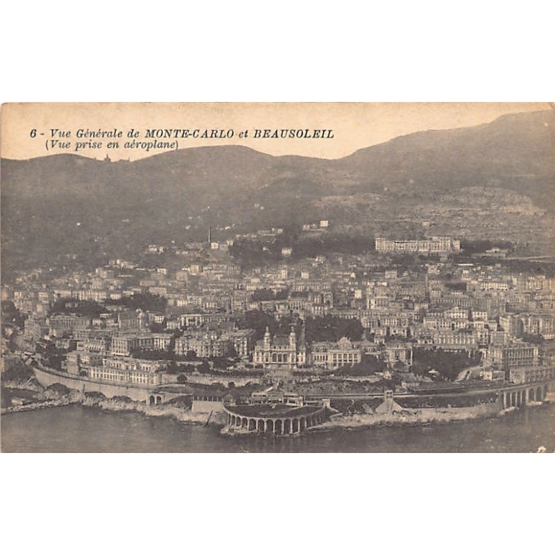 Rare collectable postcards of Monaco. Vintage Postcards of Monaco