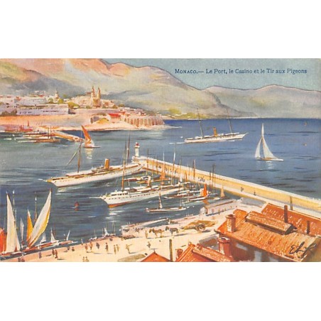 Rare collectable postcards of Monaco. Vintage Postcards of Monaco