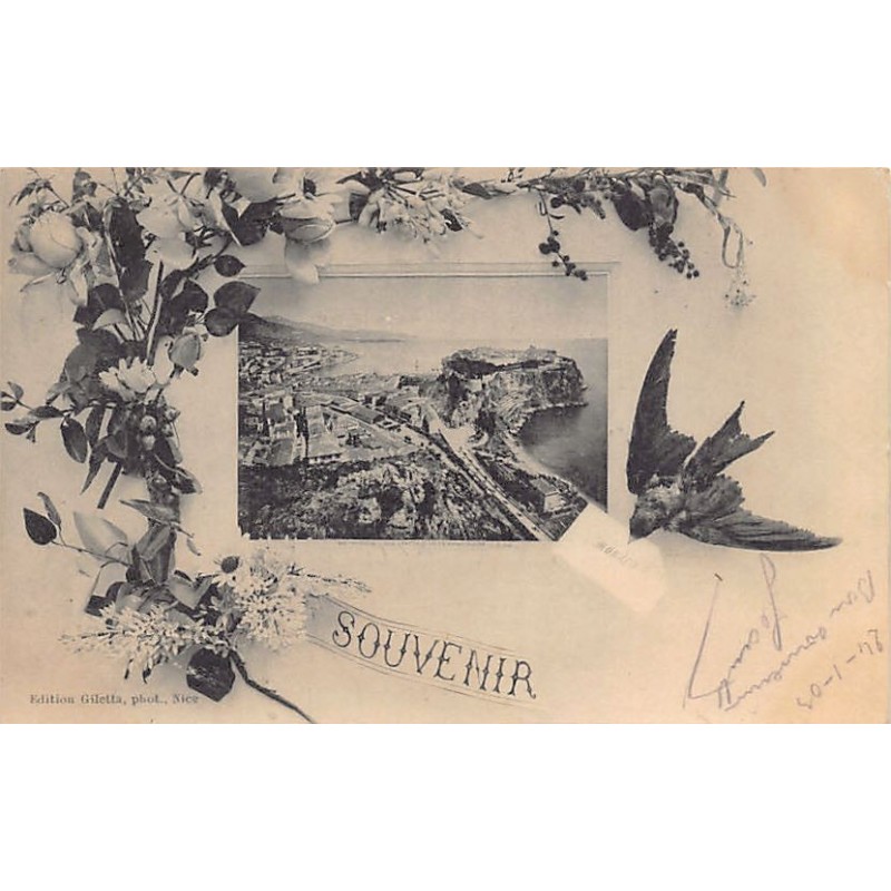 Rare collectable postcards of Monaco. Vintage Postcards of Monaco