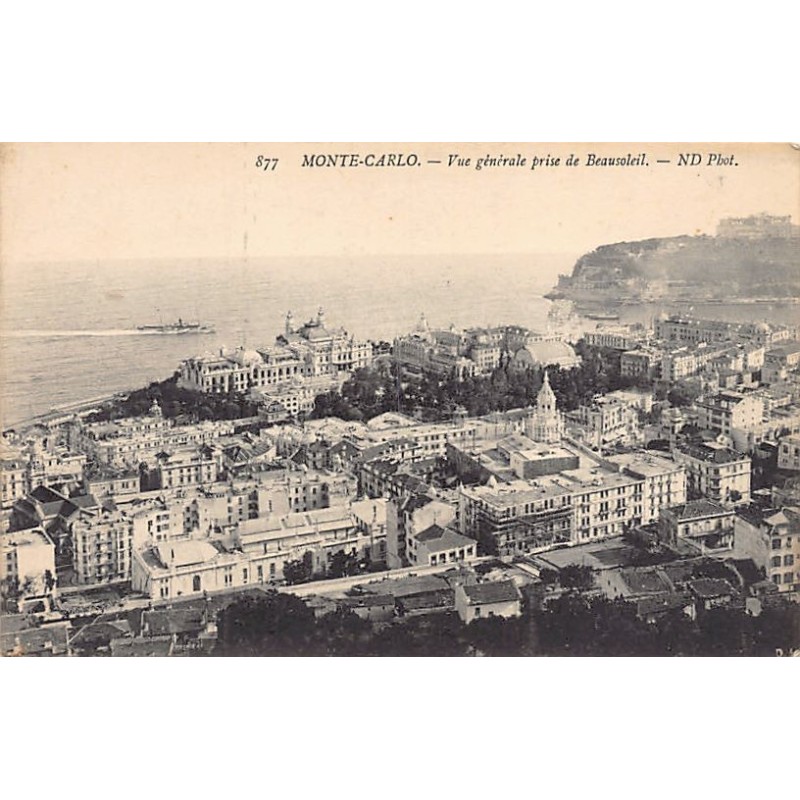 Rare collectable postcards of Monaco. Vintage Postcards of Monaco