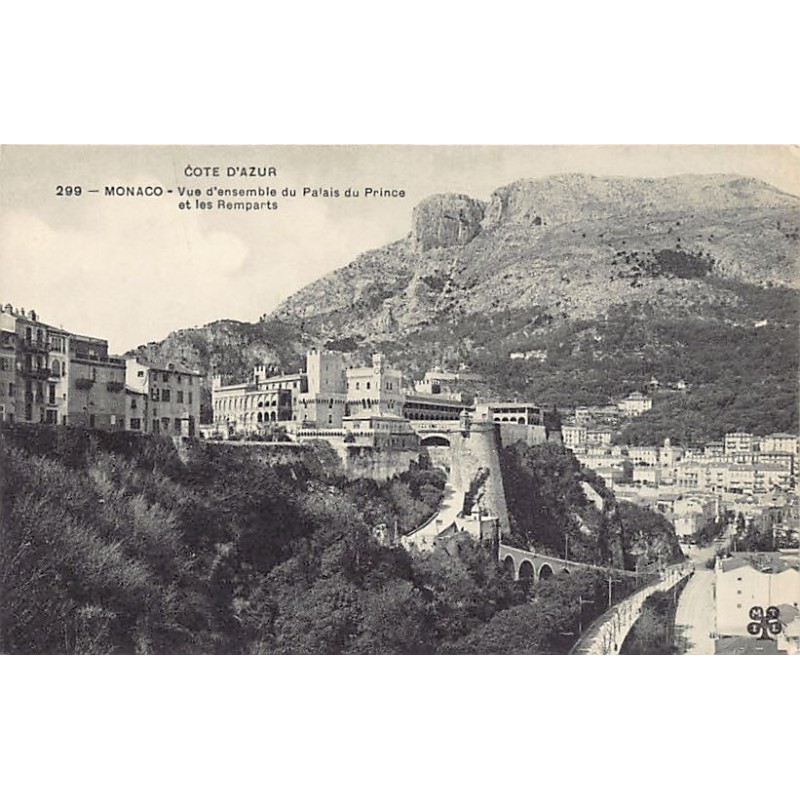 Rare collectable postcards of Monaco. Vintage Postcards of Monaco