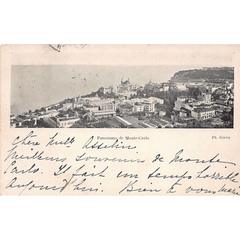 Rare collectable postcards of Monaco. Vintage Postcards of Monaco