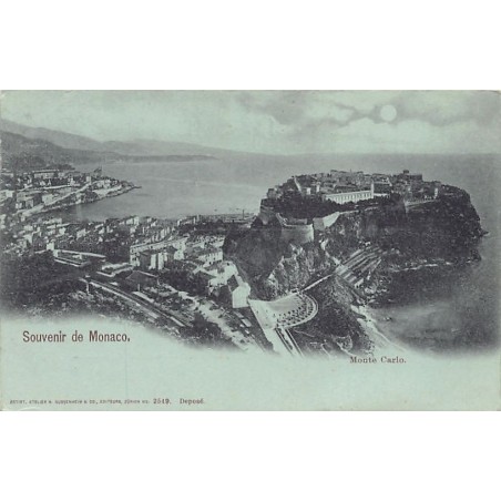 Rare collectable postcards of Monaco. Vintage Postcards of Monaco