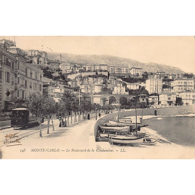 Rare collectable postcards of Monaco. Vintage Postcards of Monaco