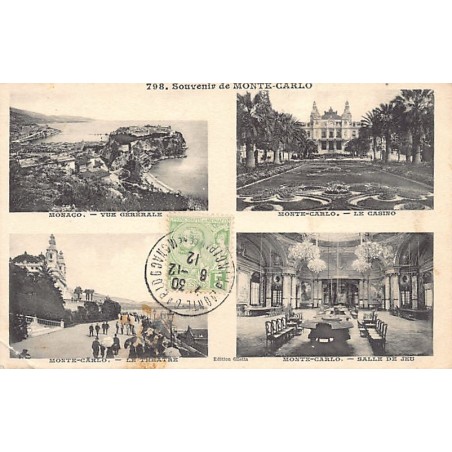 Rare collectable postcards of Monaco. Vintage Postcards of Monaco