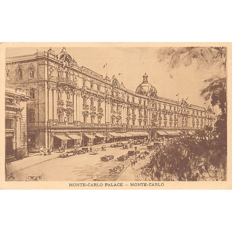 Rare collectable postcards of Monaco. Vintage Postcards of Monaco