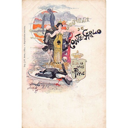 Rare collectable postcards of Monaco. Vintage Postcards of Monaco