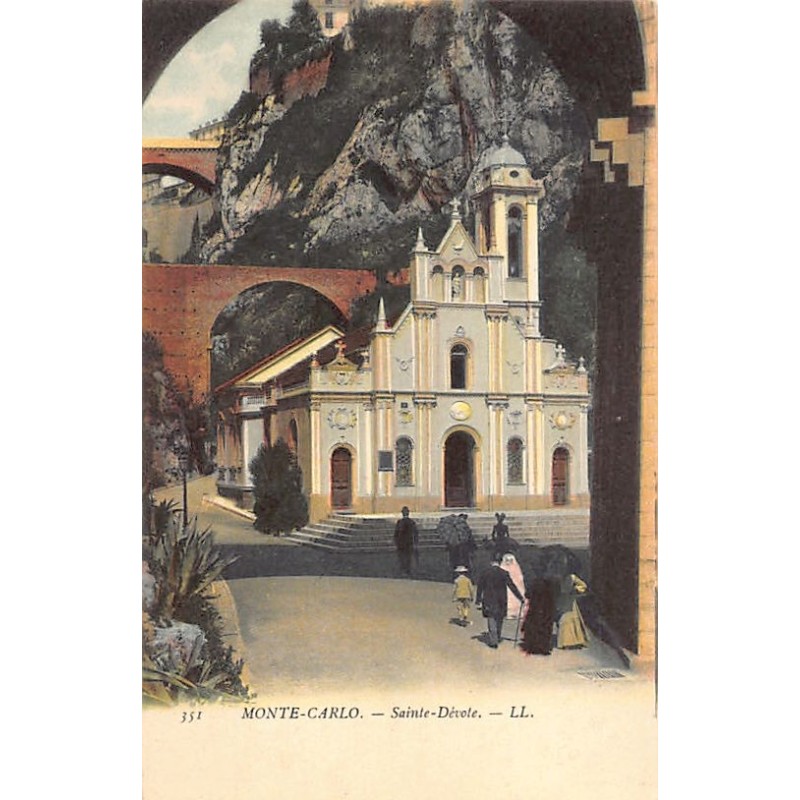 Rare collectable postcards of Monaco. Vintage Postcards of Monaco