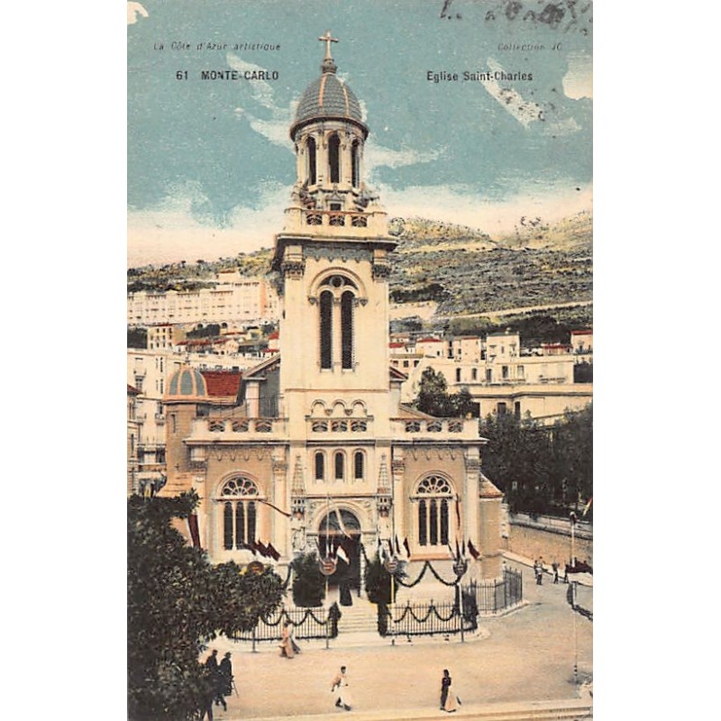 Rare collectable postcards of Monaco. Vintage Postcards of Monaco