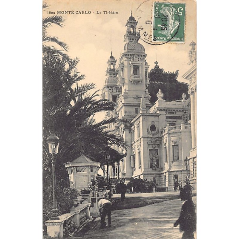 Rare collectable postcards of Monaco. Vintage Postcards of Monaco