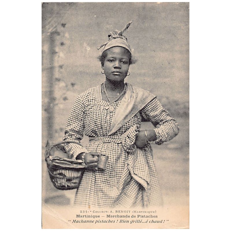 Rare collectable postcards of Martinique. Vintage Postcards of Martinique