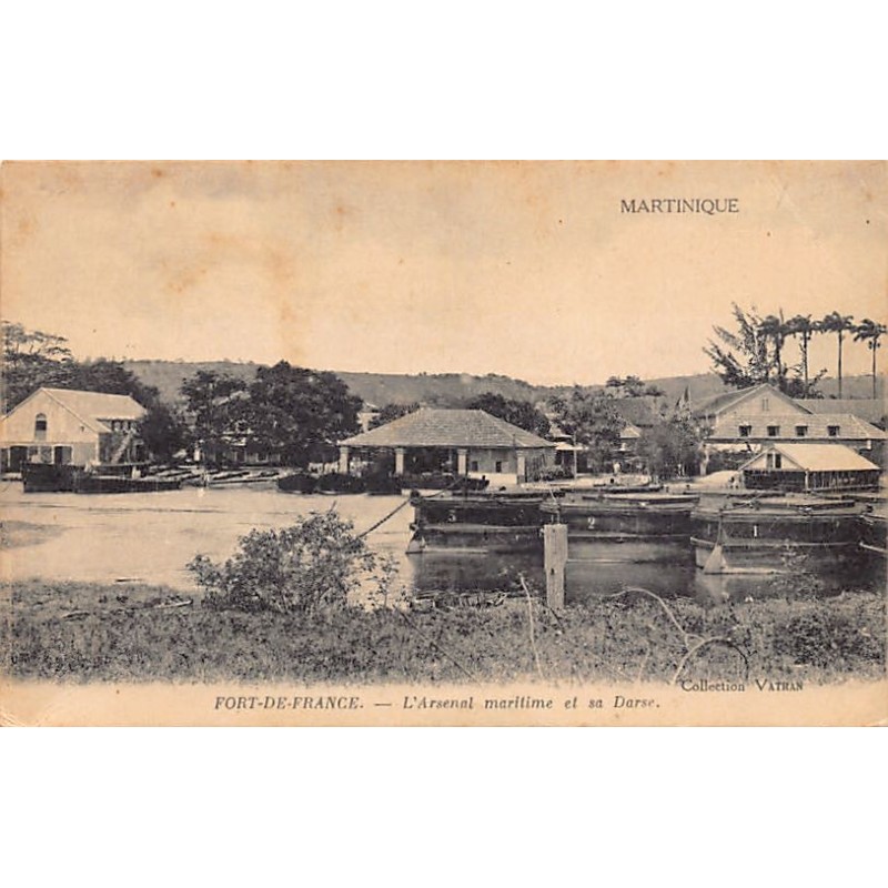 Rare collectable postcards of Martinique. Vintage Postcards of Martinique