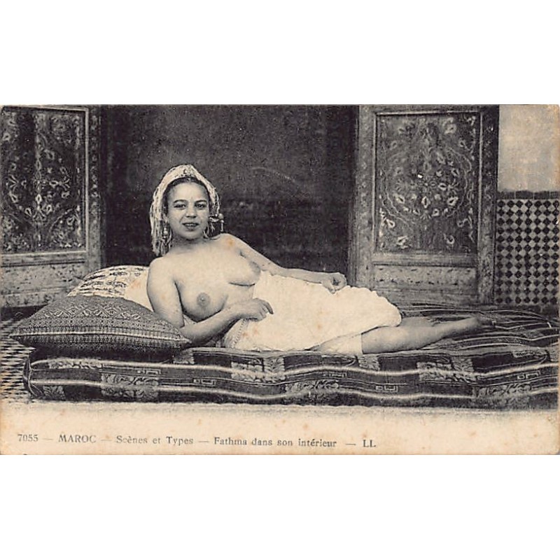 Rare collectable postcards of ETHNIC NUDE. Vintage Postcards of ETHNIC NUDE