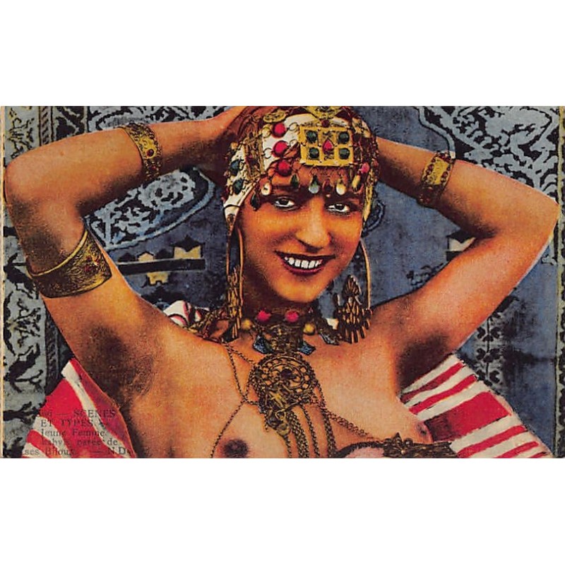 Rare collectable postcards of ETHNIC NUDE. Vintage Postcards of ETHNIC NUDE