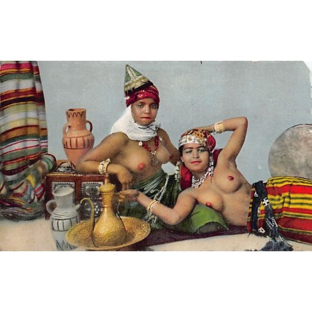 Rare collectable postcards of ETHNIC NUDE. Vintage Postcards of ETHNIC NUDE