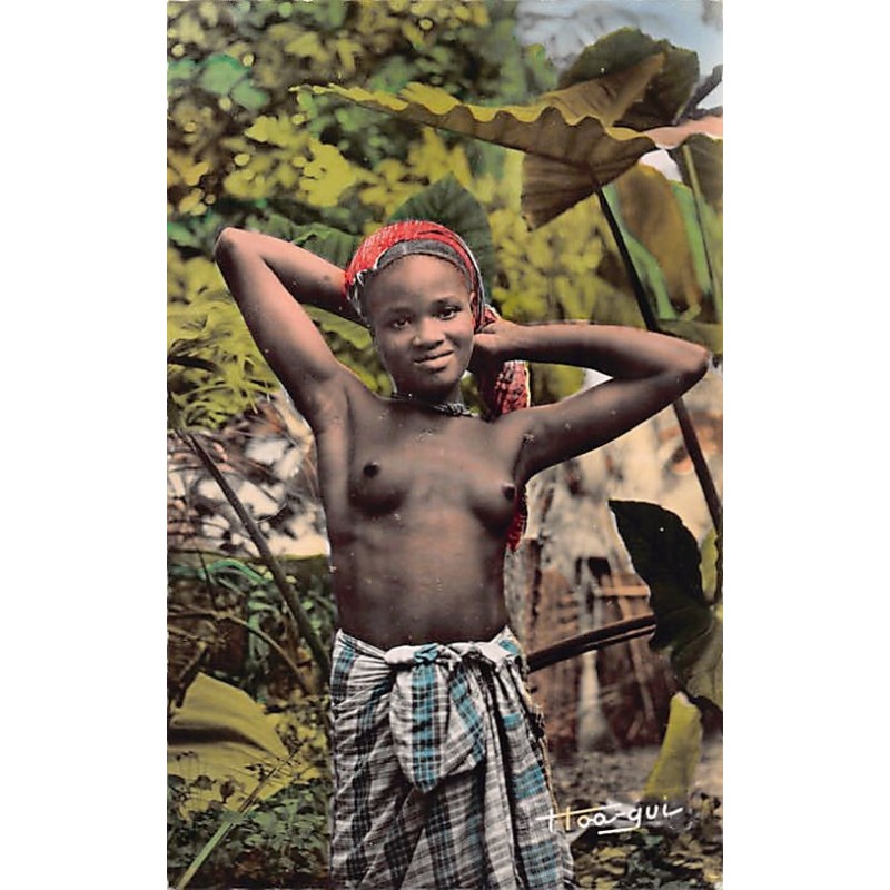 Rare collectable postcards of ETHNIC NUDE. Vintage Postcards of ETHNIC NUDE