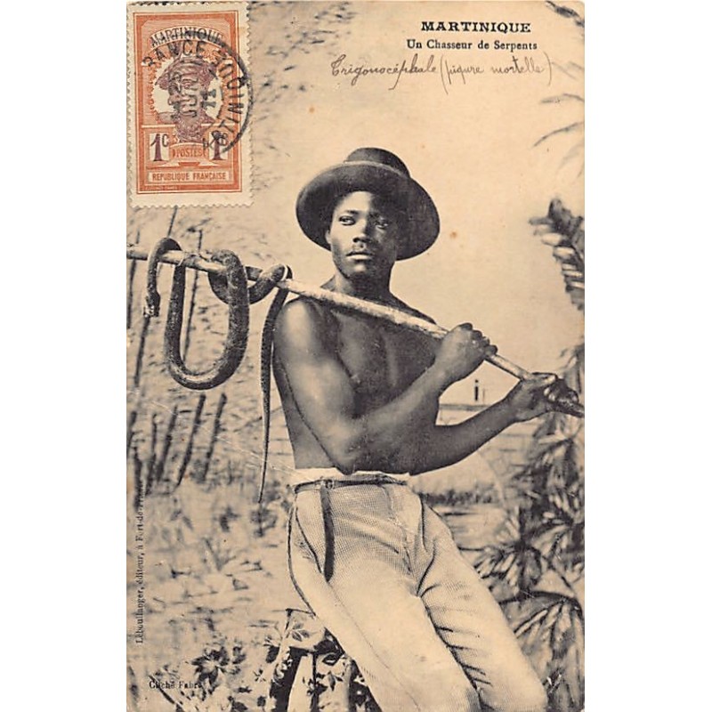 Rare collectable postcards of Martinique. Vintage Postcards of Martinique