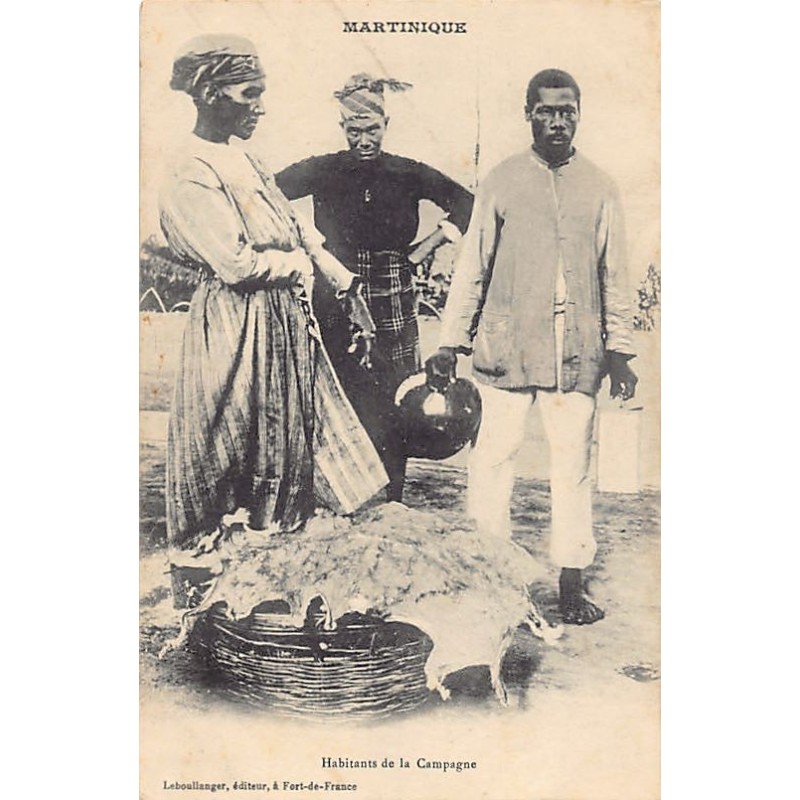 Rare collectable postcards of Martinique. Vintage Postcards of Martinique