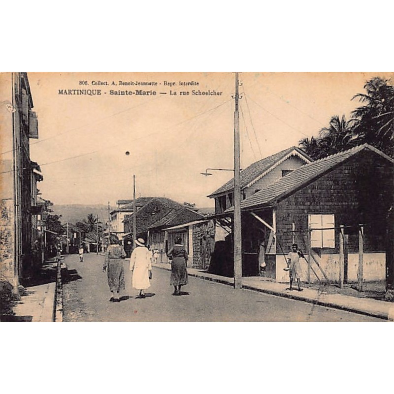 Rare collectable postcards of Martinique. Vintage Postcards of Martinique