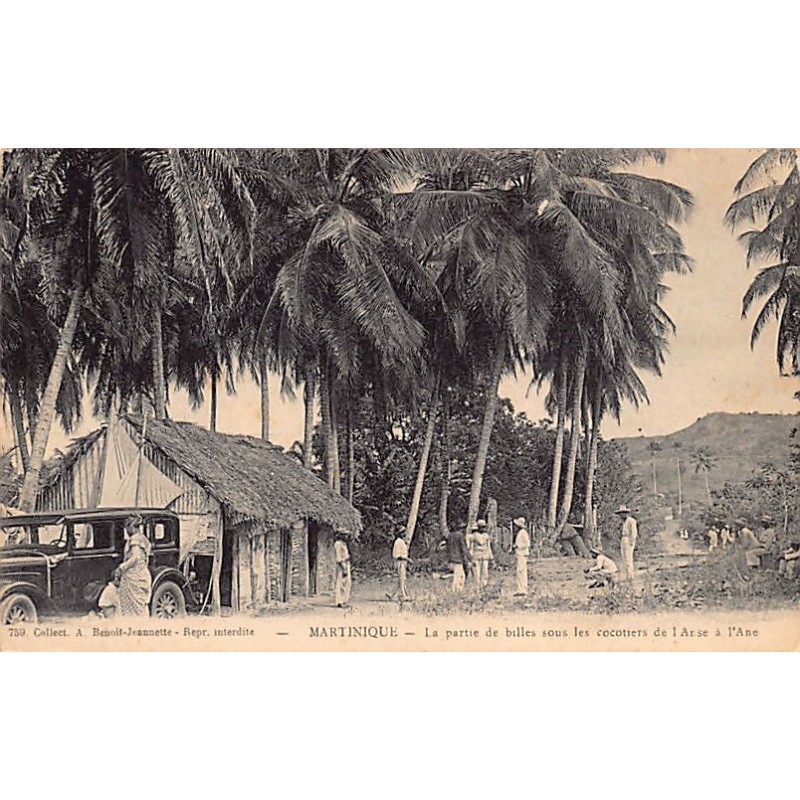 Rare collectable postcards of Martinique. Vintage Postcards of Martinique