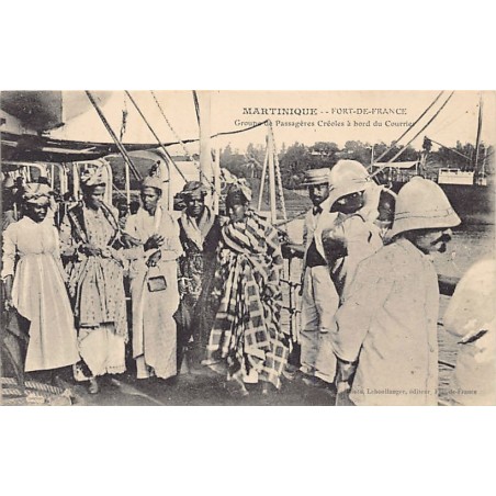 Rare collectable postcards of Martinique. Vintage Postcards of Martinique